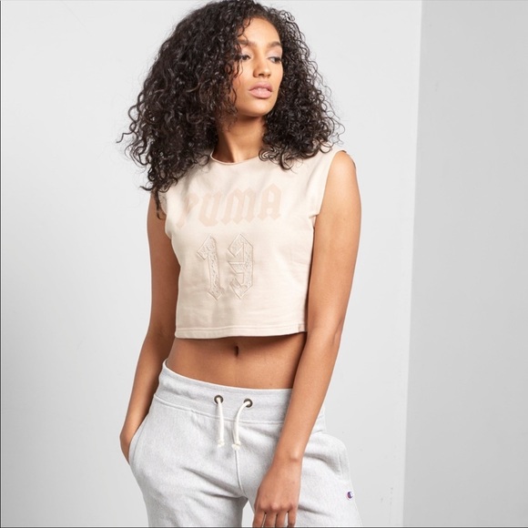 Puma Tops - Puma Fenty by Rihanna Sleeveless Cropped Tank